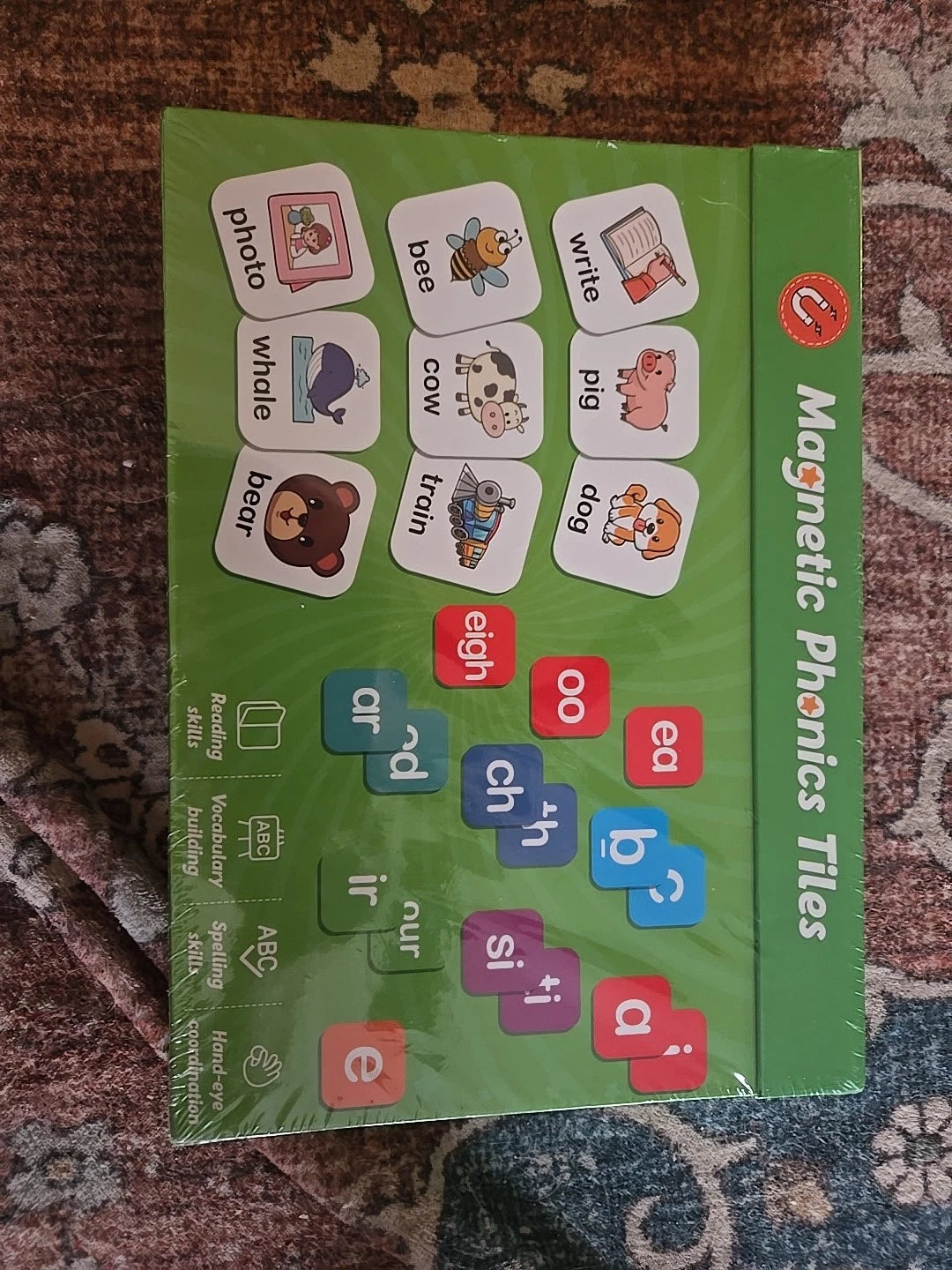 Magnetic Phonics Tiles CHANS Treasures